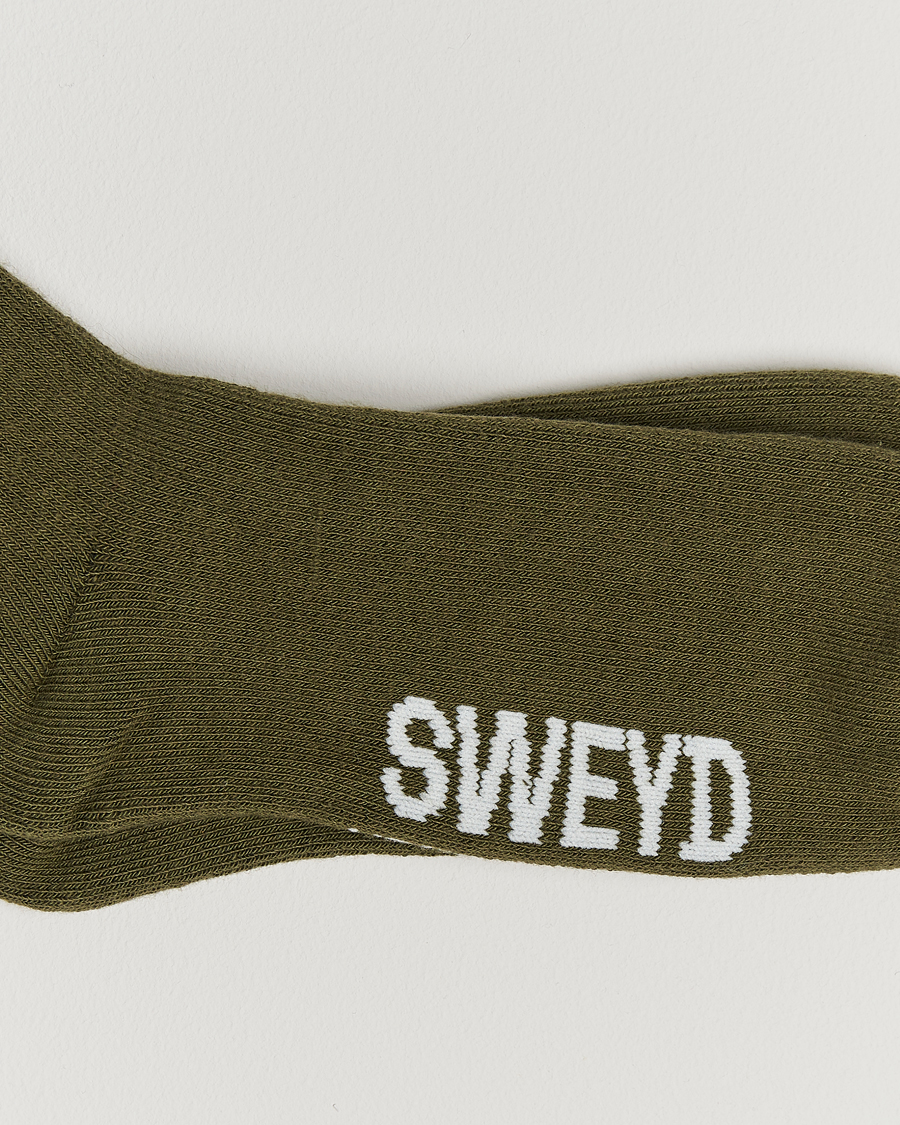 Heren | Ondergoed | Sweyd | Cotton Cabin Socks Army Green