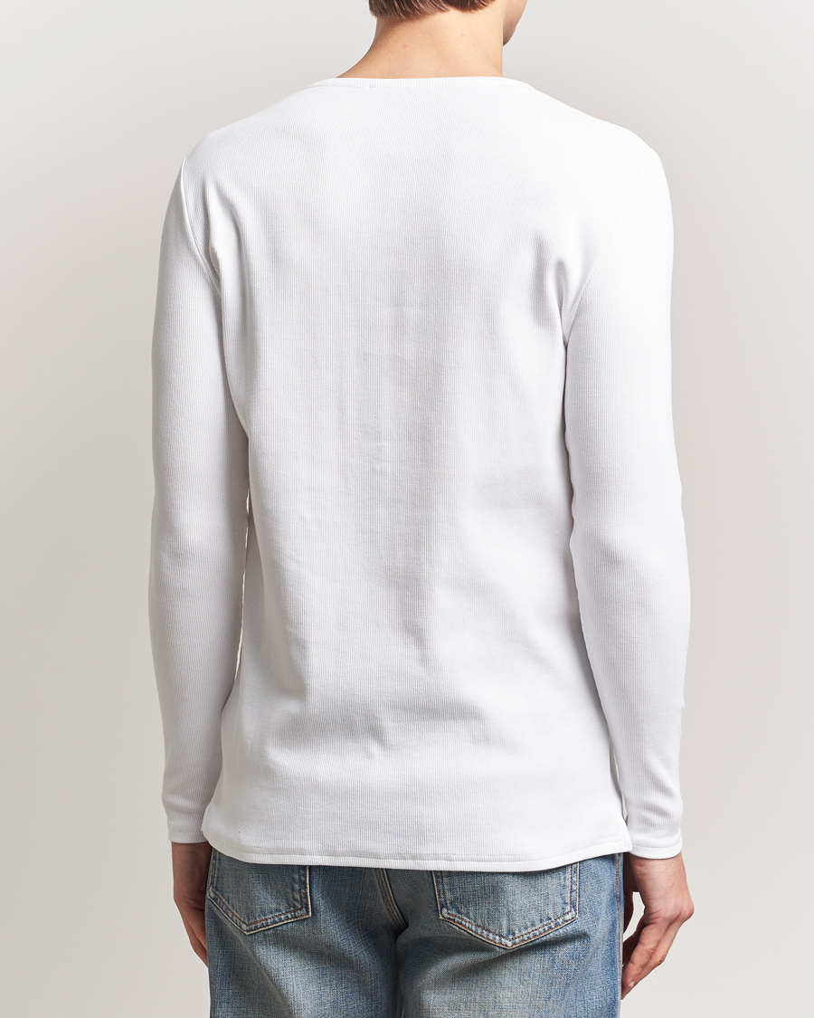 Heren | Truien | Tiger of Sweden | Roye Long Sleeve Henley Pure White