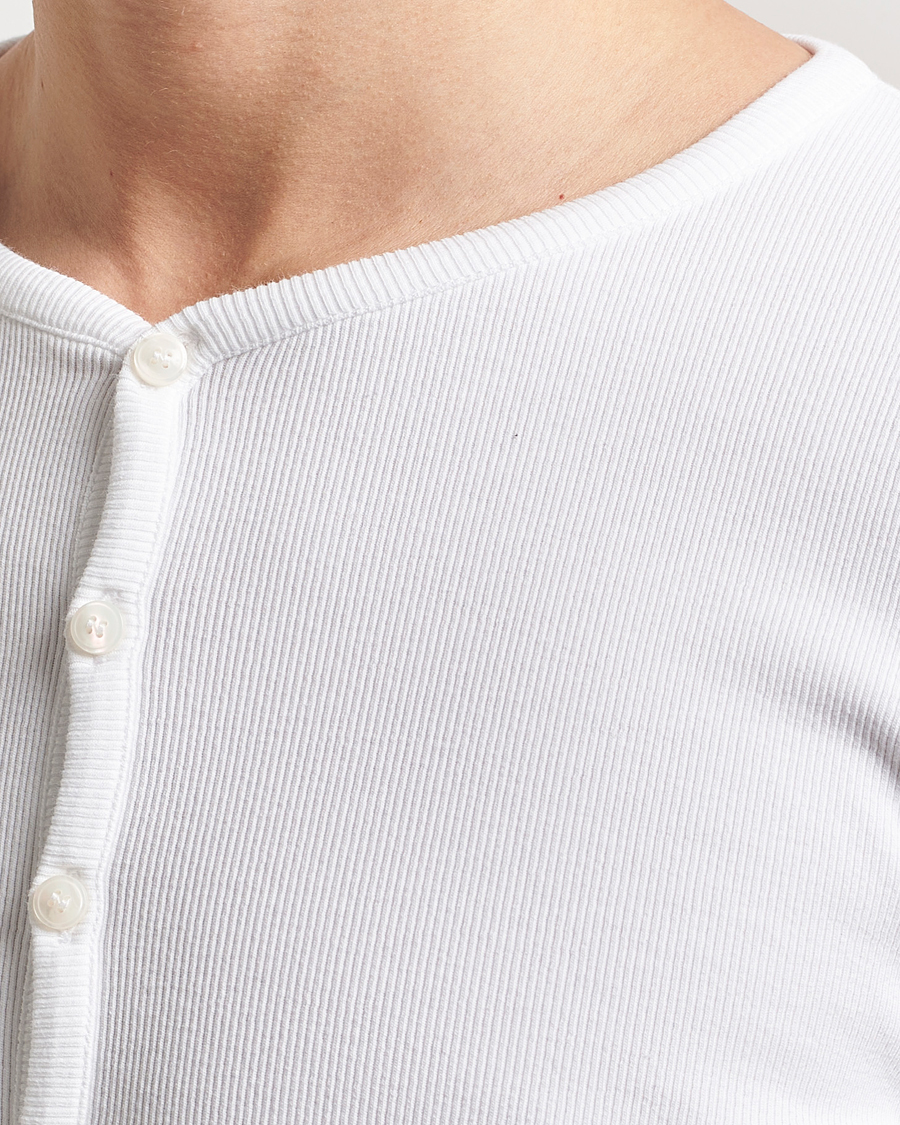 Heren | Truien | Tiger of Sweden | Roye Long Sleeve Henley Pure White