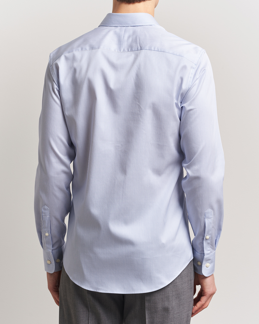 Heren | Overhemden | Tiger of Sweden | Adley Cotton Striped Shirt Blue