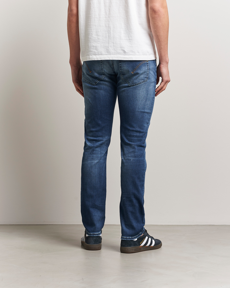 Heren | Jeans | Dondup | George Distressed Jeans Dark Blue