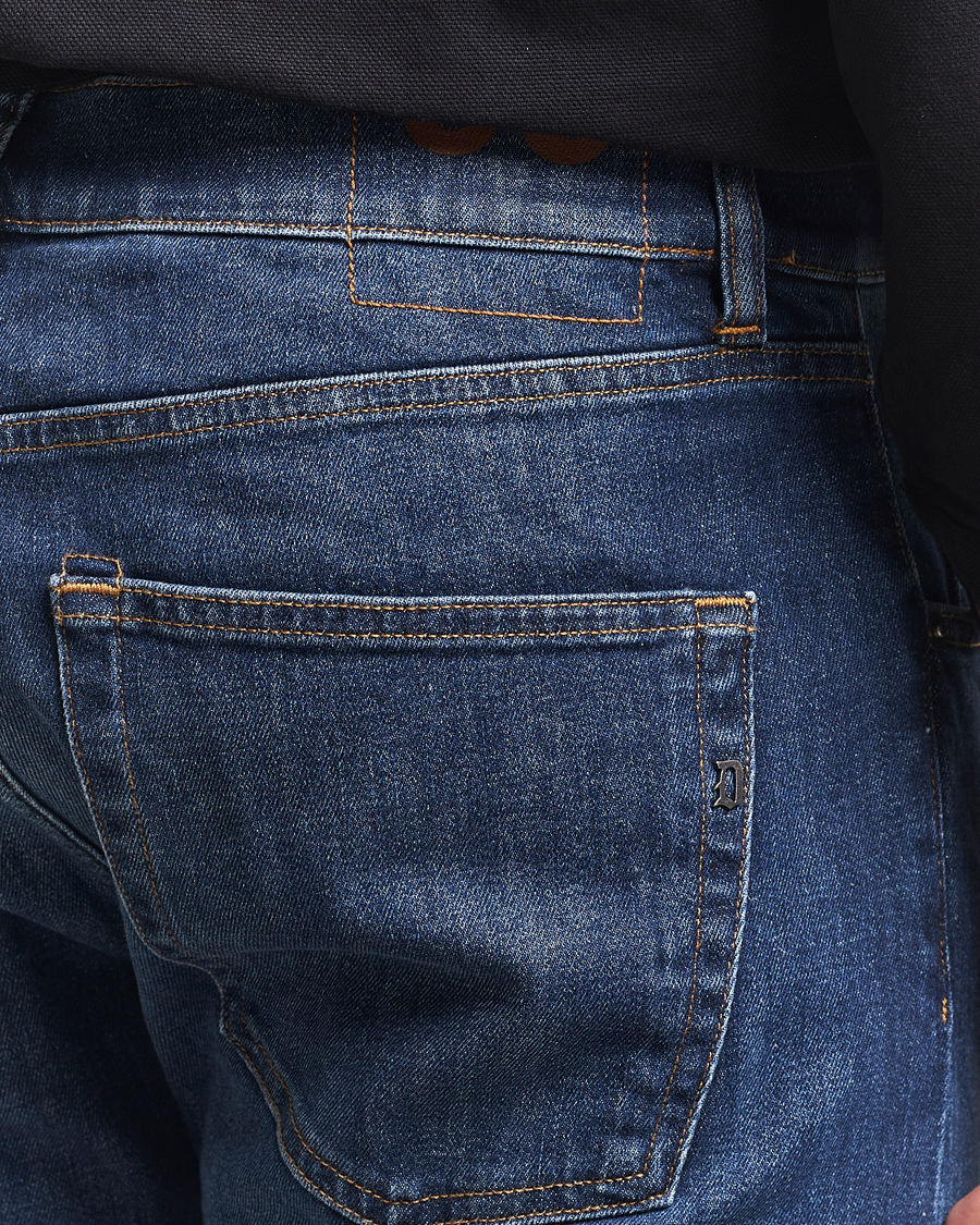 Heren | Jeans | Dondup | Icon Regular Fit Jeans Dark Blue