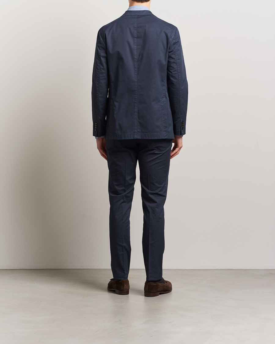 Heren | Pakken | Boglioli | K Jacket Supima Cotton Suit Navy