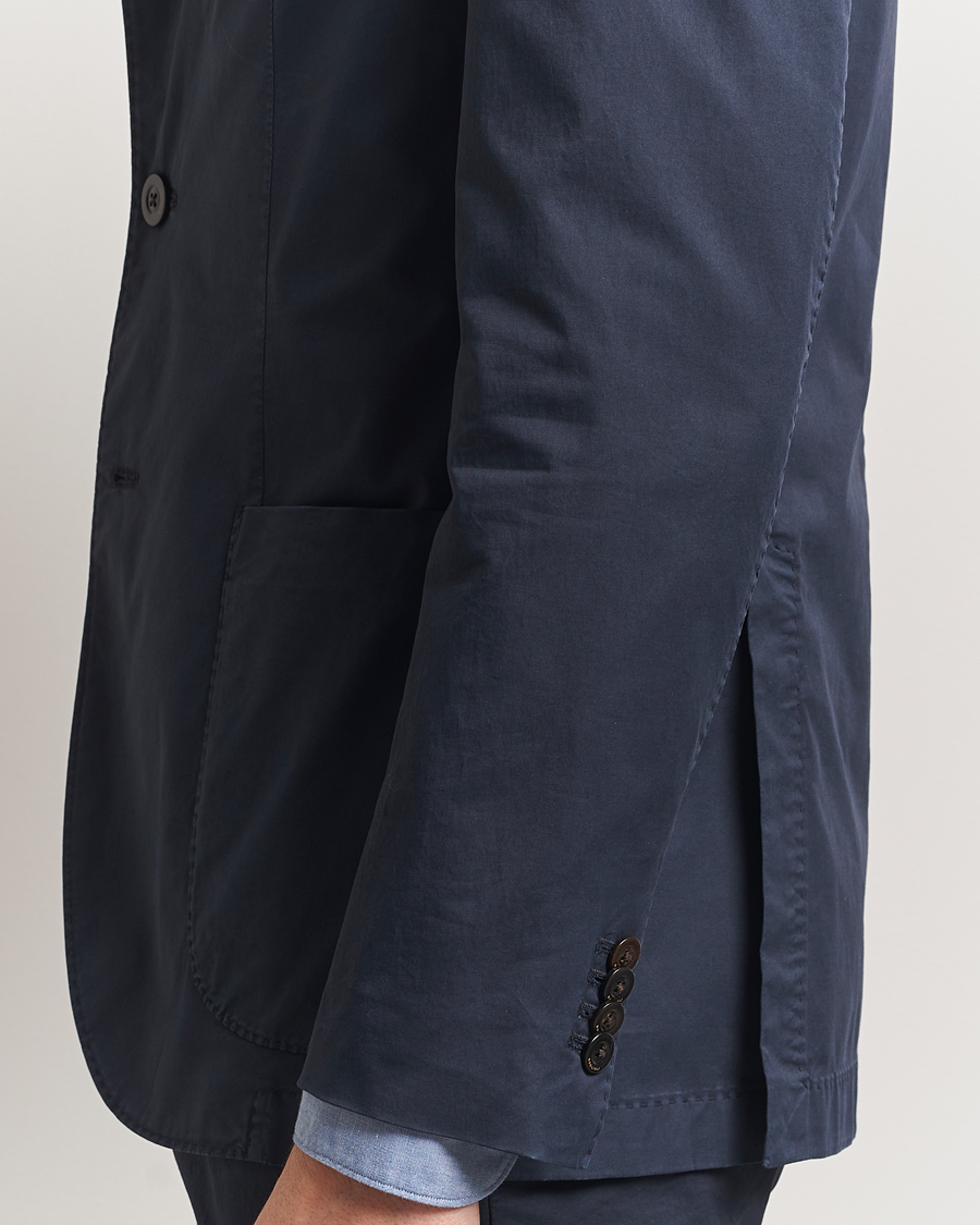 Heren | Pakken | Boglioli | K Jacket Supima Cotton Suit Navy