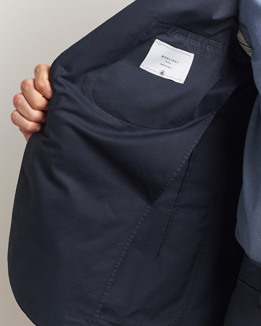 Heren | Pakken | Boglioli | K Jacket Supima Cotton Suit Navy