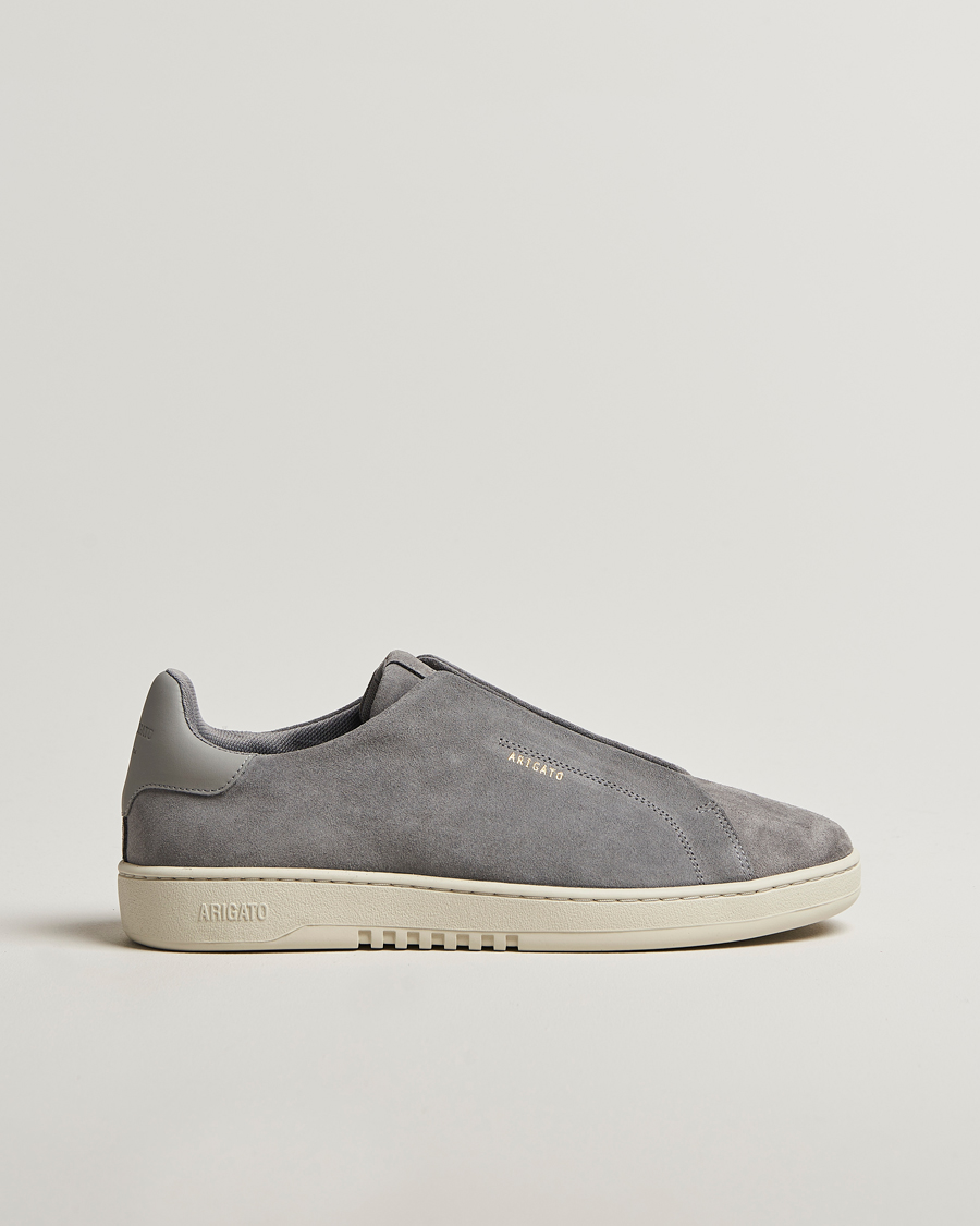 Heren | Sneakers | Axel Arigato | Dice Laceless Suede Sneaker Dark Grey