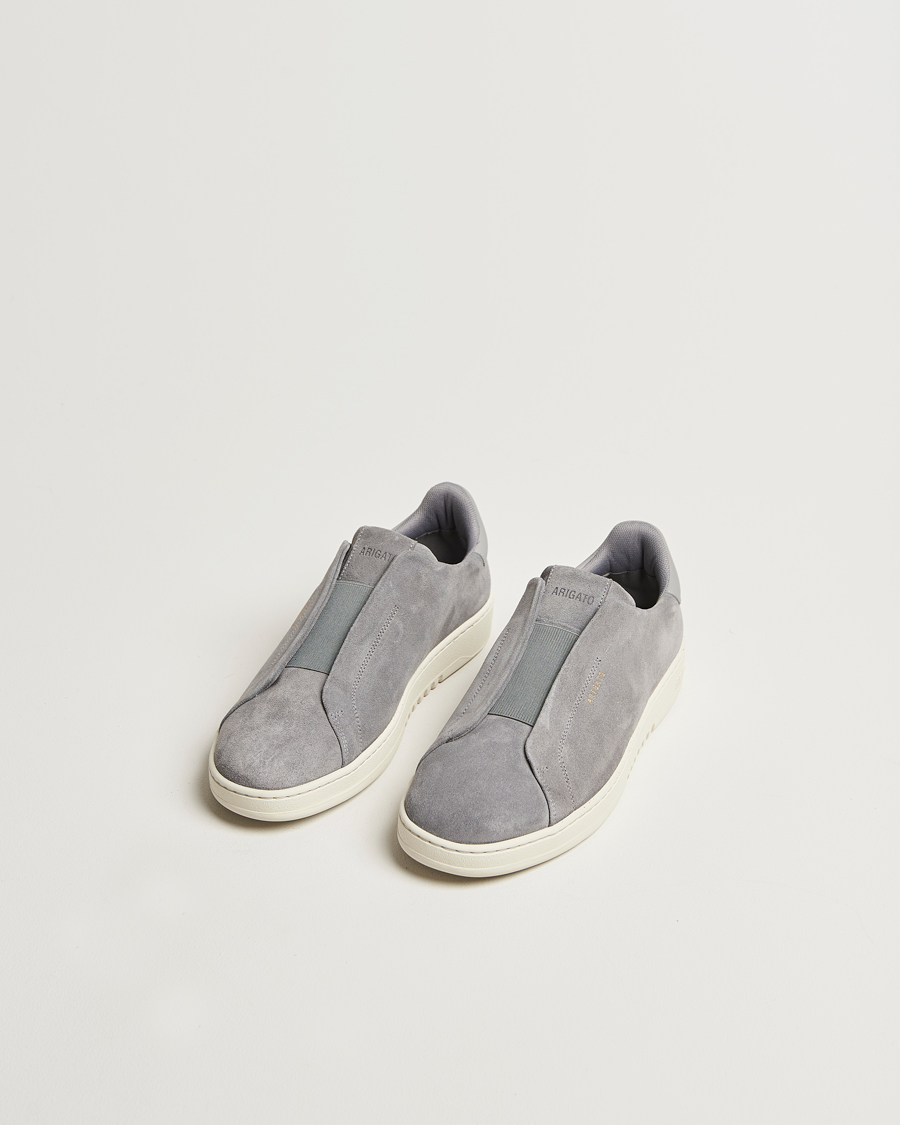 Heren | Sneakers | Axel Arigato | Dice Laceless Suede Sneaker Dark Grey