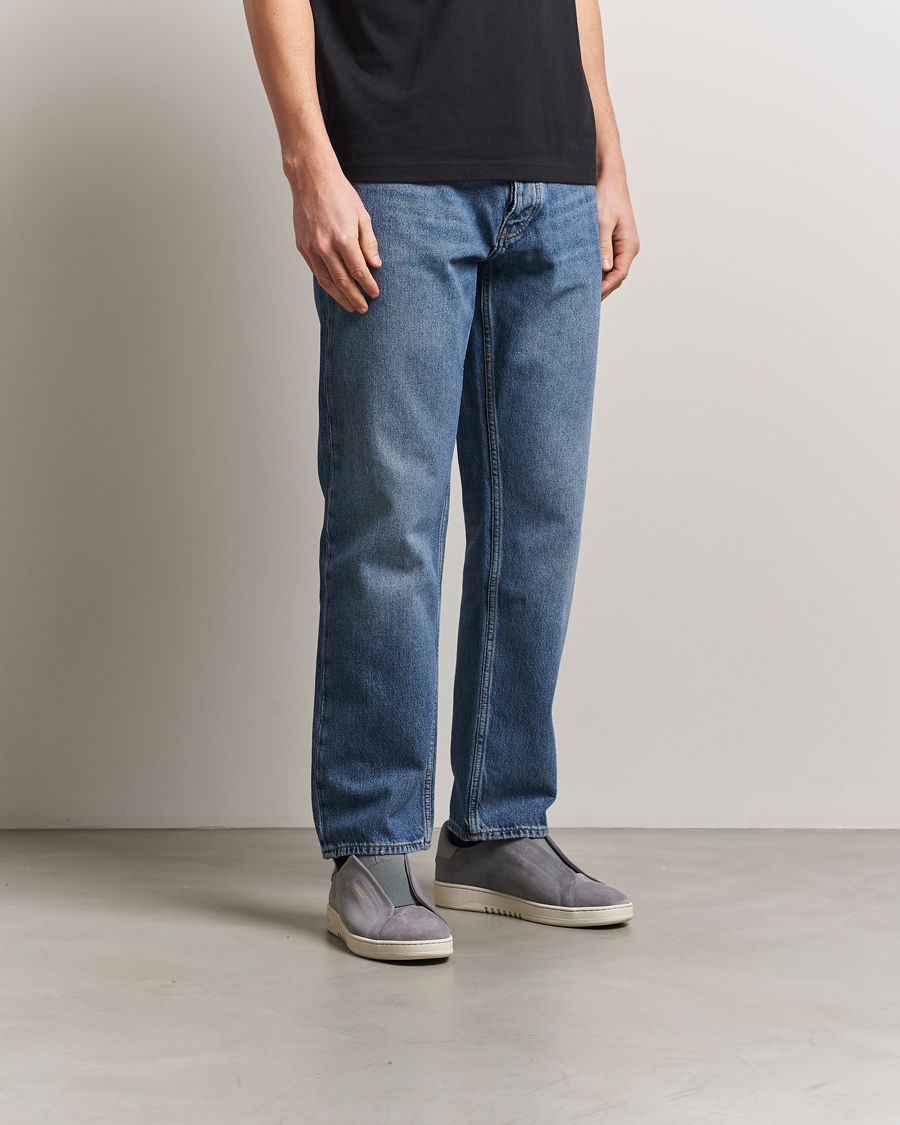 Heren | Sneakers | Axel Arigato | Dice Laceless Suede Sneaker Dark Grey