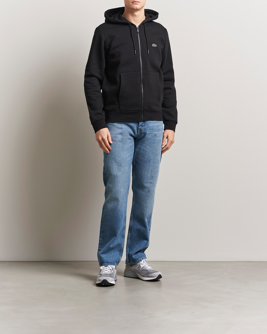 Heren | Truien | Lacoste | Full Zip Hoodie Black