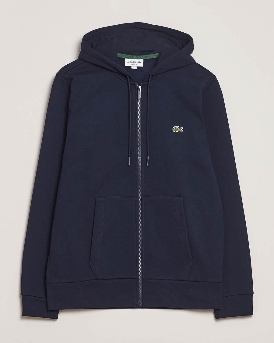 Heren | Truien | Lacoste | Full Zip Hoodie Navy Blue