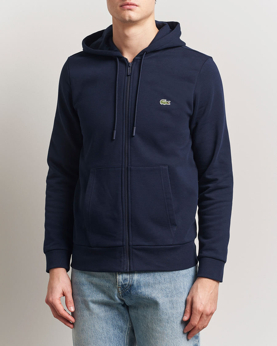 Heren | Truien | Lacoste | Full Zip Hoodie Navy Blue
