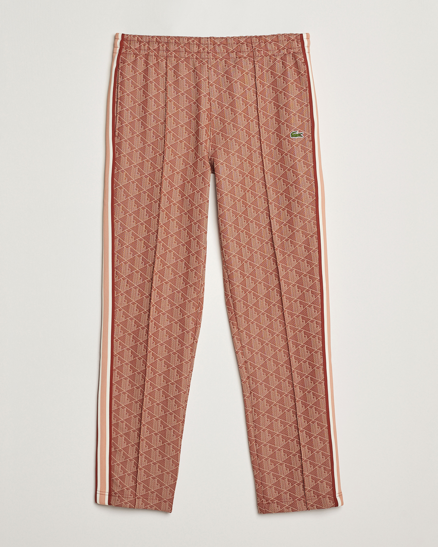 Heren | Broeken | Lacoste | Monogram Track Pants Iberis/Latte