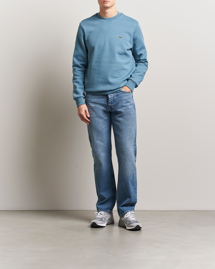 Heren | Truien | Lacoste | Crew Neck Sweatshirt Limestone