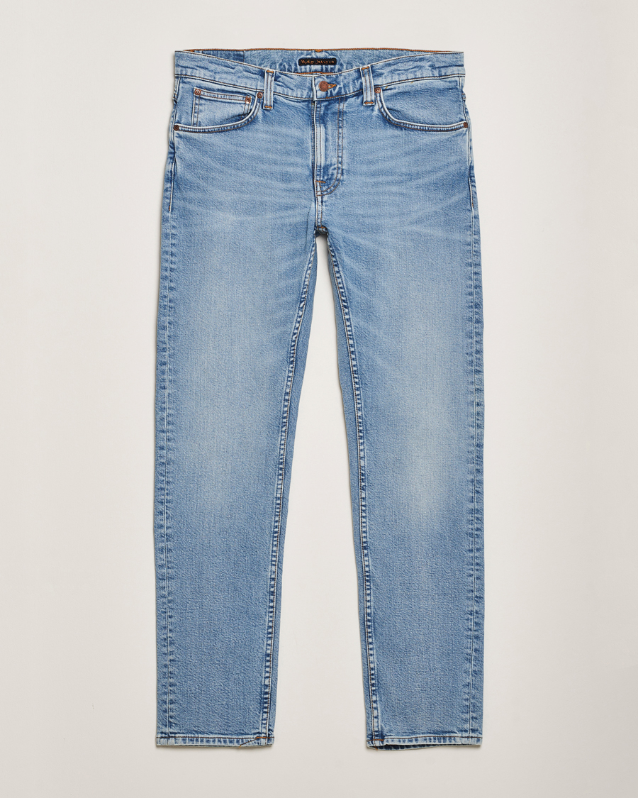 Heren | Jeans | Nudie Jeans | Lean Dean Jeans Blue Noise