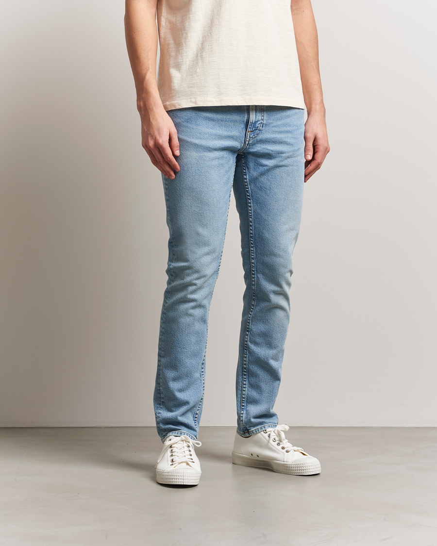 Heren | Jeans | Nudie Jeans | Lean Dean Jeans Blue Noise