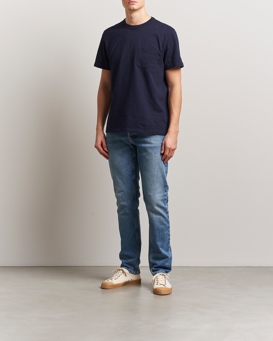 Heren | Jeans | Nudie Jeans | Solid Ollie Jeans Worn Vintage