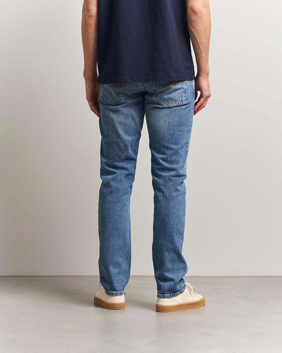 Heren | Jeans | Nudie Jeans | Solid Ollie Jeans Worn Vintage