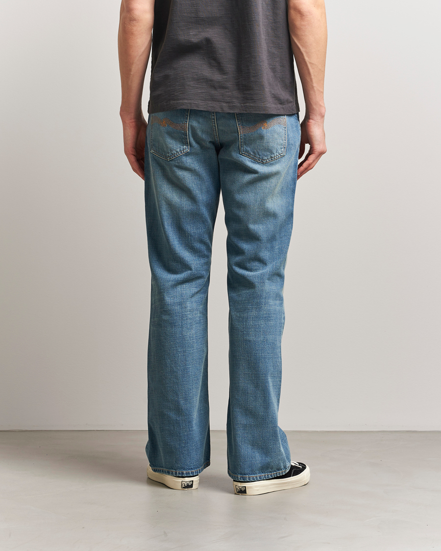 Heren | Jeans | Nudie Jeans | Flare Glenn Jeans Streaky Worn