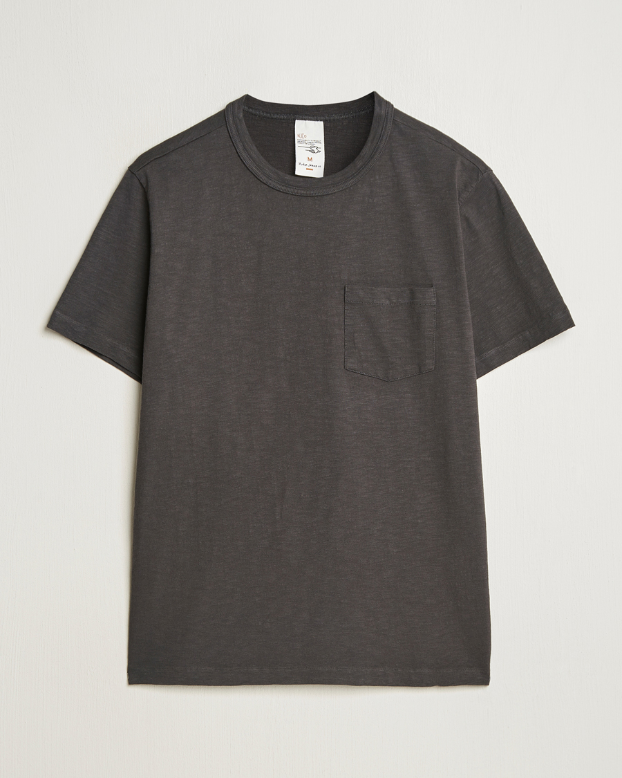 Heren | T-shirts | Nudie Jeans | Roy Heavy Slub T-Shirt Antracite