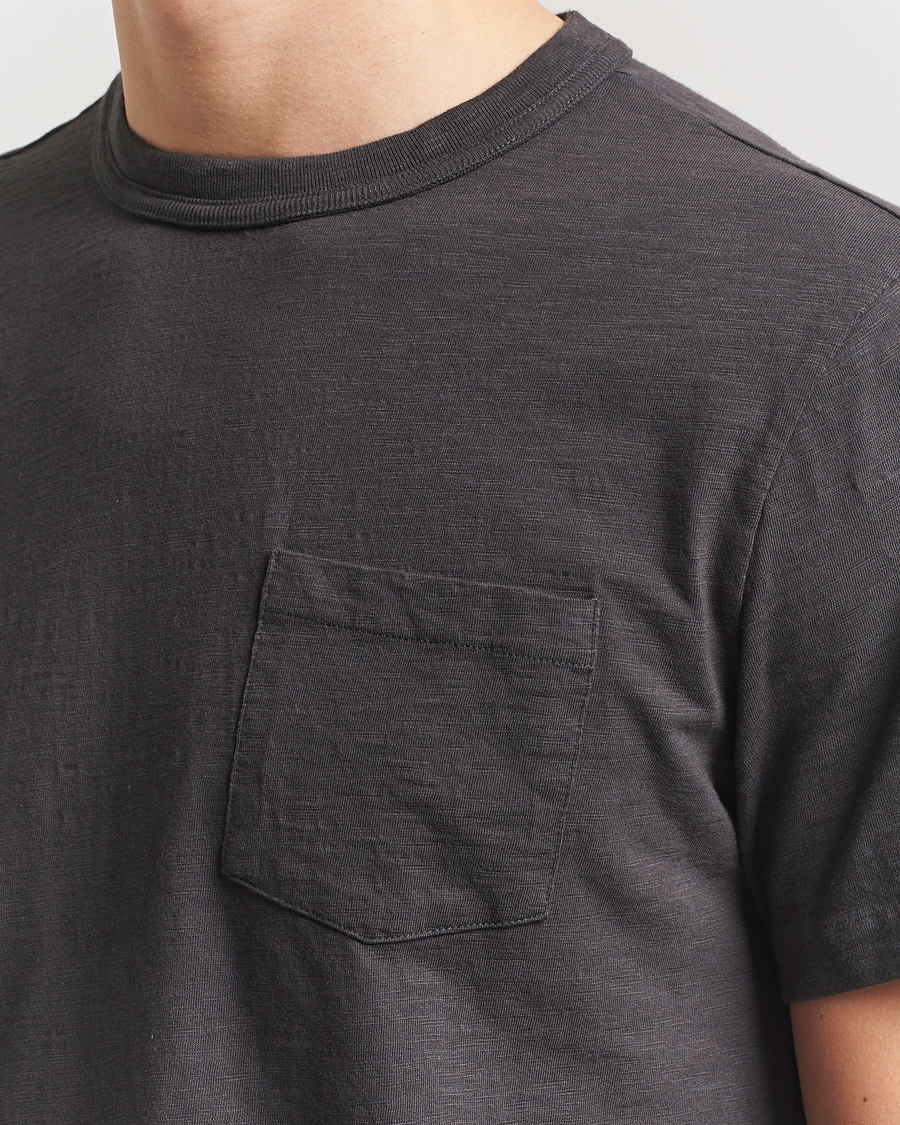 Heren | T-shirts | Nudie Jeans | Roy Heavy Slub T-Shirt Antracite