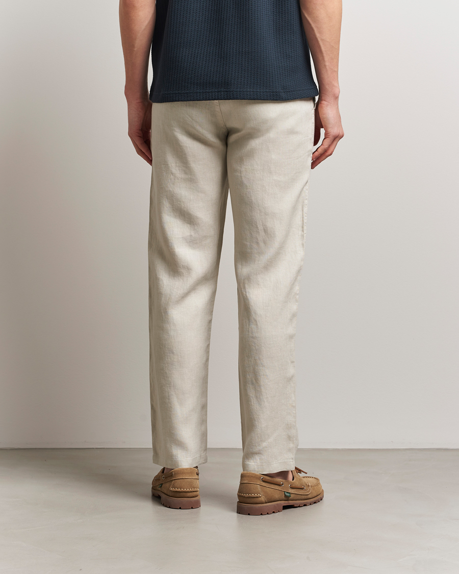 Heren | Broeken | Samsøe Samsøe | Jabari Linen Drawstring Trousers Moonstruck
