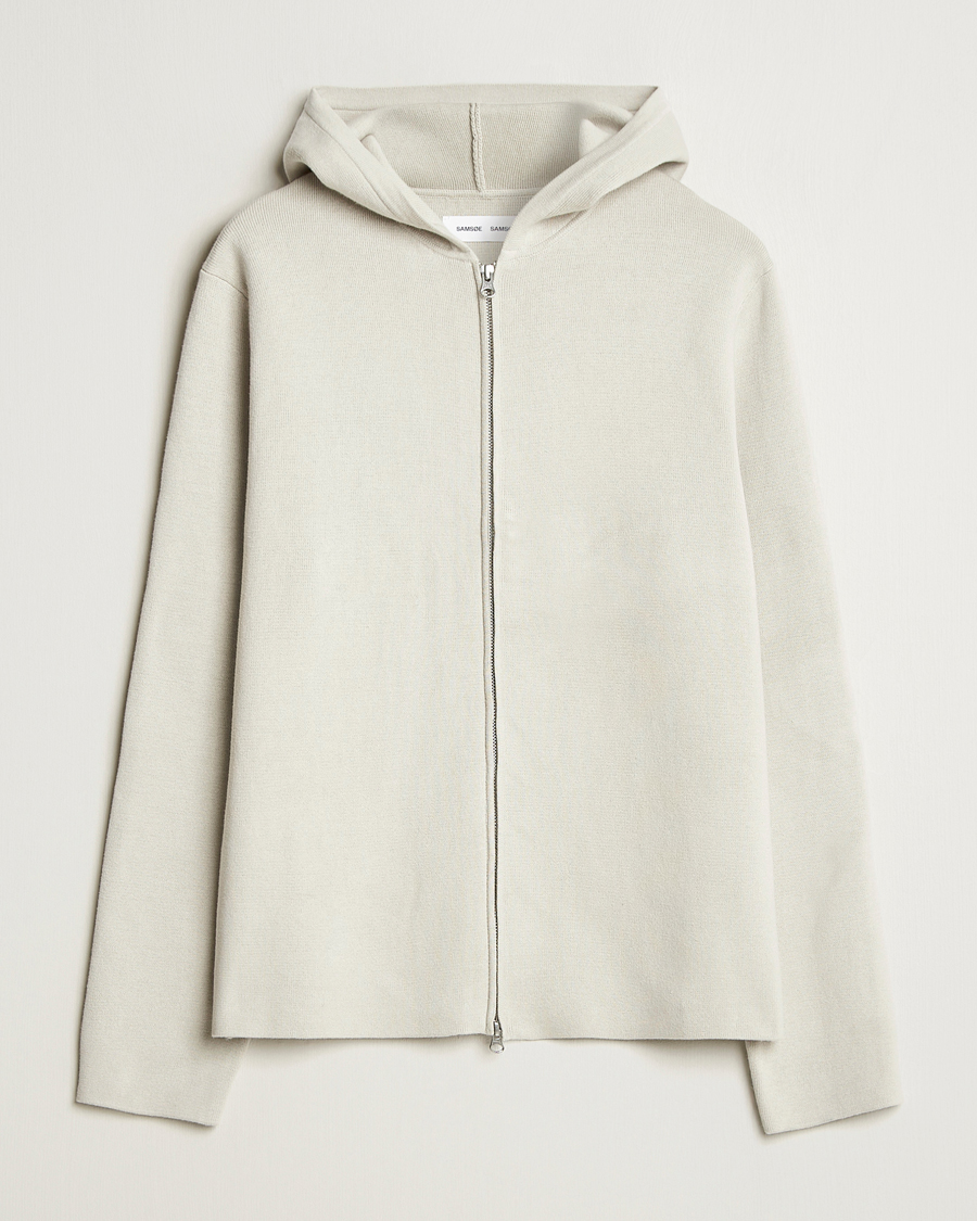 Heren | Truien | Samsøe Samsøe | Niklas Full Zip Hoodie Moonstruck
