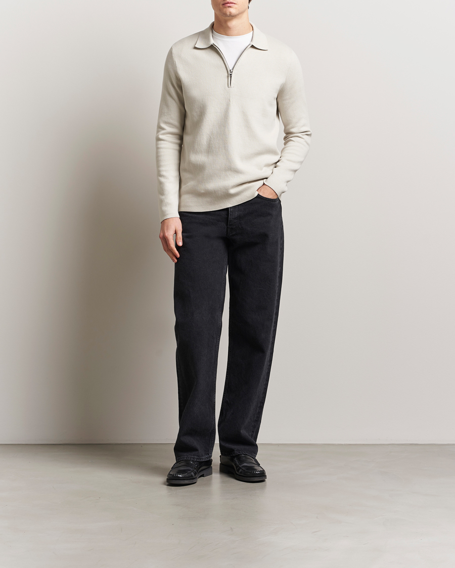Heren | Truien | Samsøe Samsøe | Guna Half Zip Moonstruck