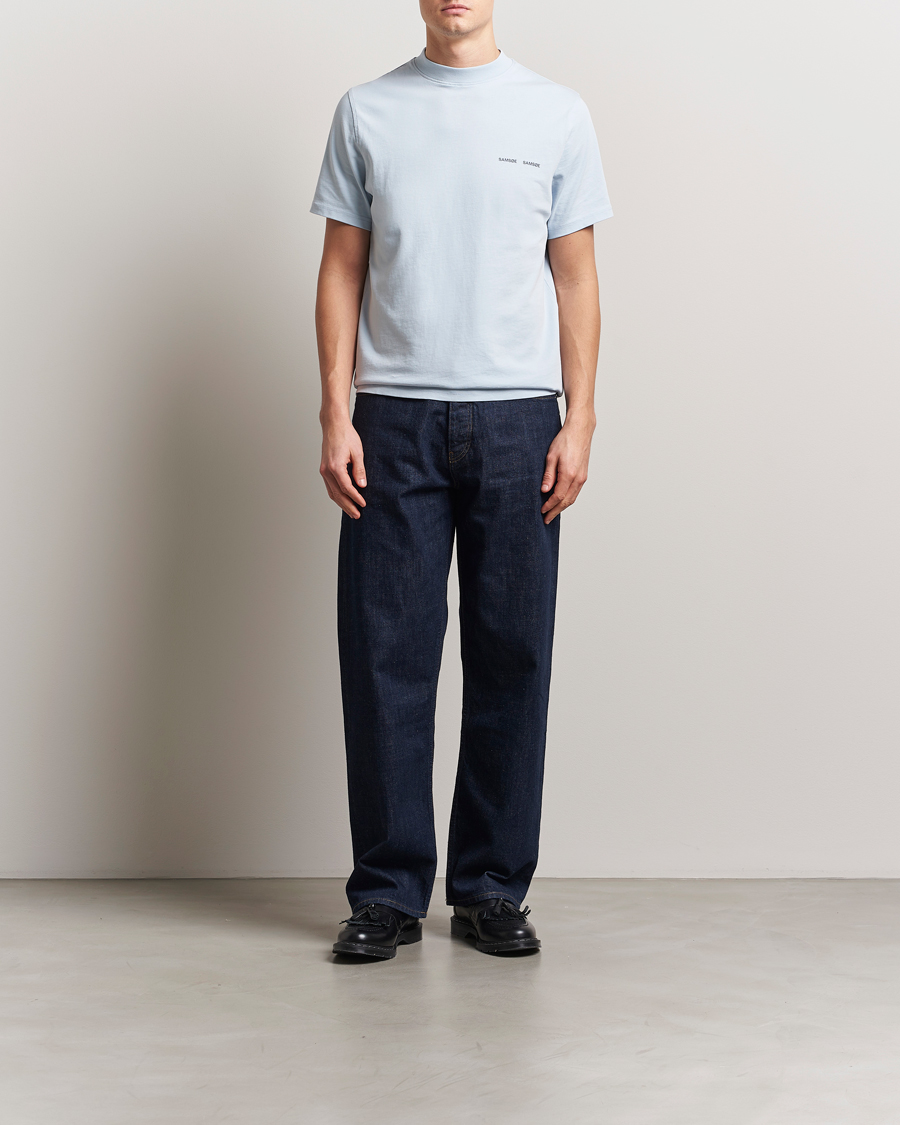 Heren | T-shirts | Samsøe Samsøe | Norsbro Organic Cotton T-Shirt Skyway