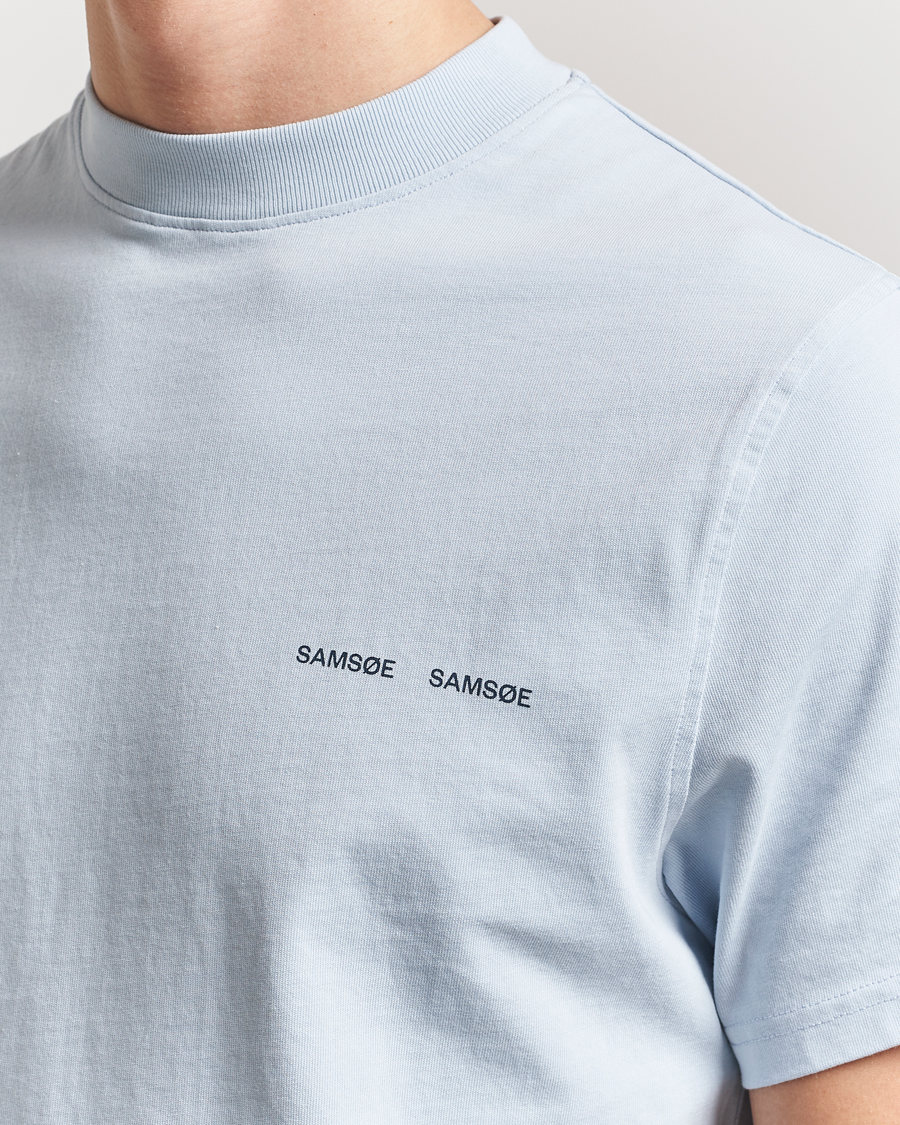 Heren | T-shirts | Samsøe Samsøe | Norsbro Organic Cotton T-Shirt Skyway