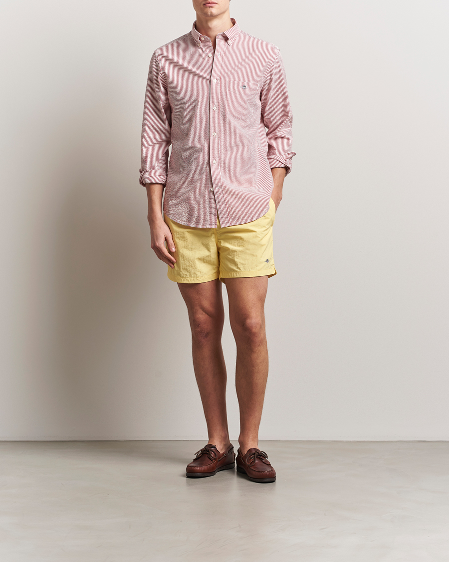 Heren | Zwembroek | GANT | Basic Swimshorts Banana Yellow
