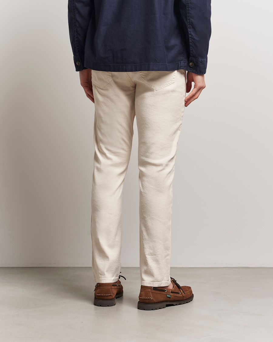 Heren | Broeken | GANT | Regular Cotton/Linen 5-Pocket Pants Putty
