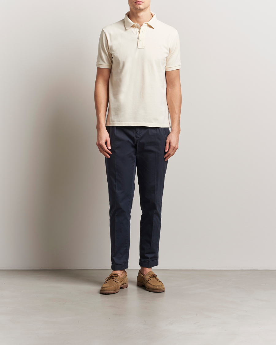 Heren | Polo's | GANT | Sunfaded Polo Ivory White