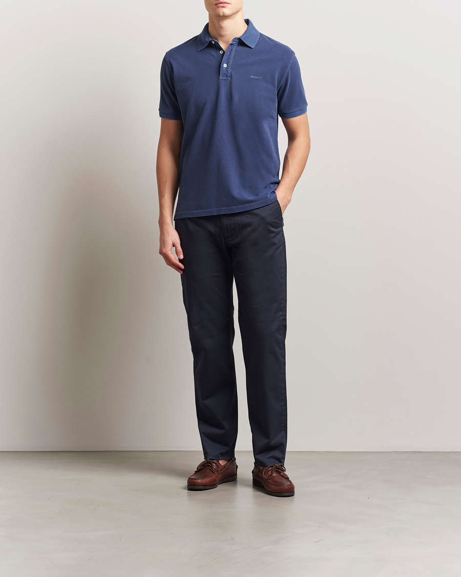 Heren | Polo's | Gant | Sunfaded Polo Persian Blue