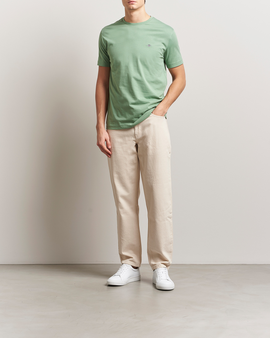 Heren | T-shirts | GANT | The Original T-Shirt Kalamata Green