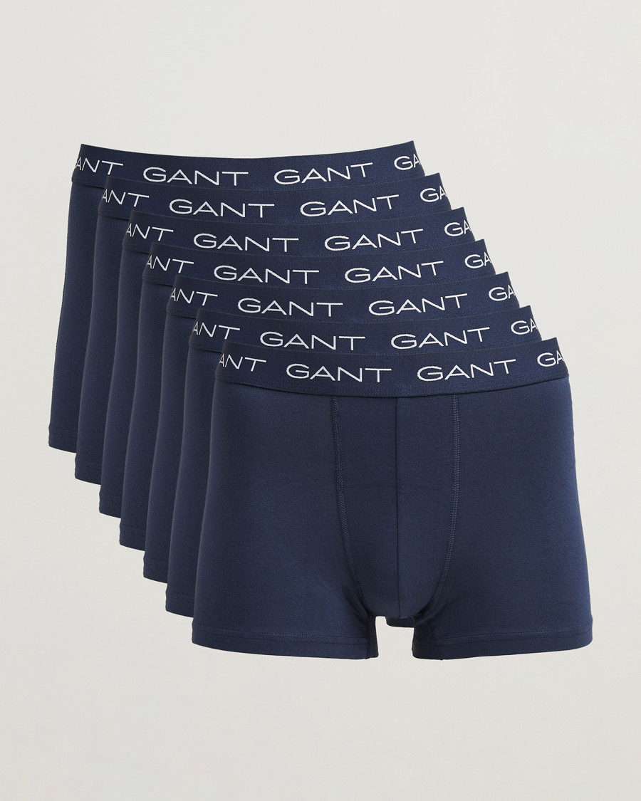 Heren | Ondergoed | GANT | 7-Pack Trunk Marine