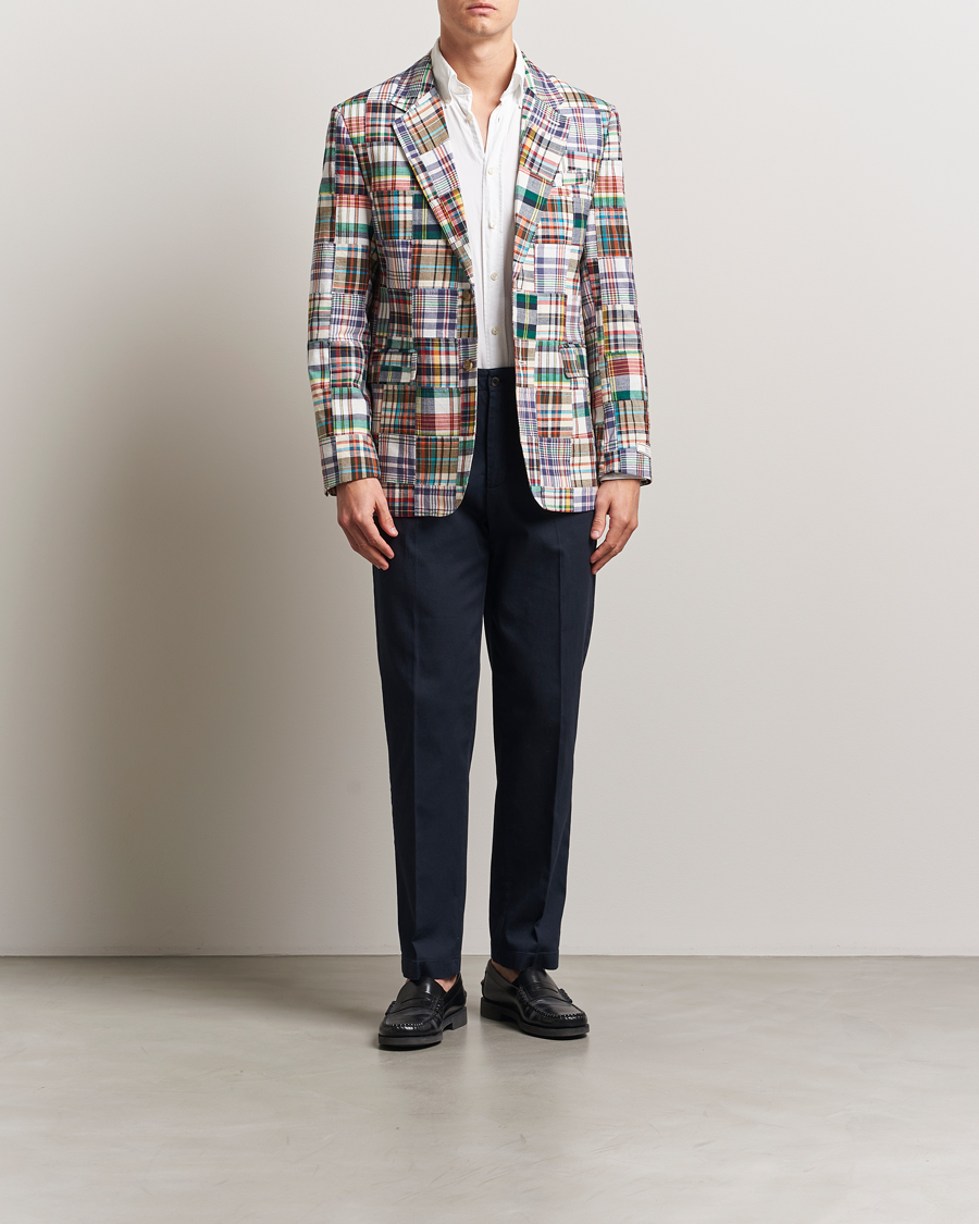 Heren | Blazers | GANT | Regular Fit Patchwork Blazer Multi