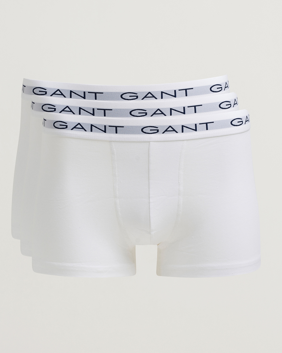 Heren | Ondergoed | GANT | 3-Pack Trunks White