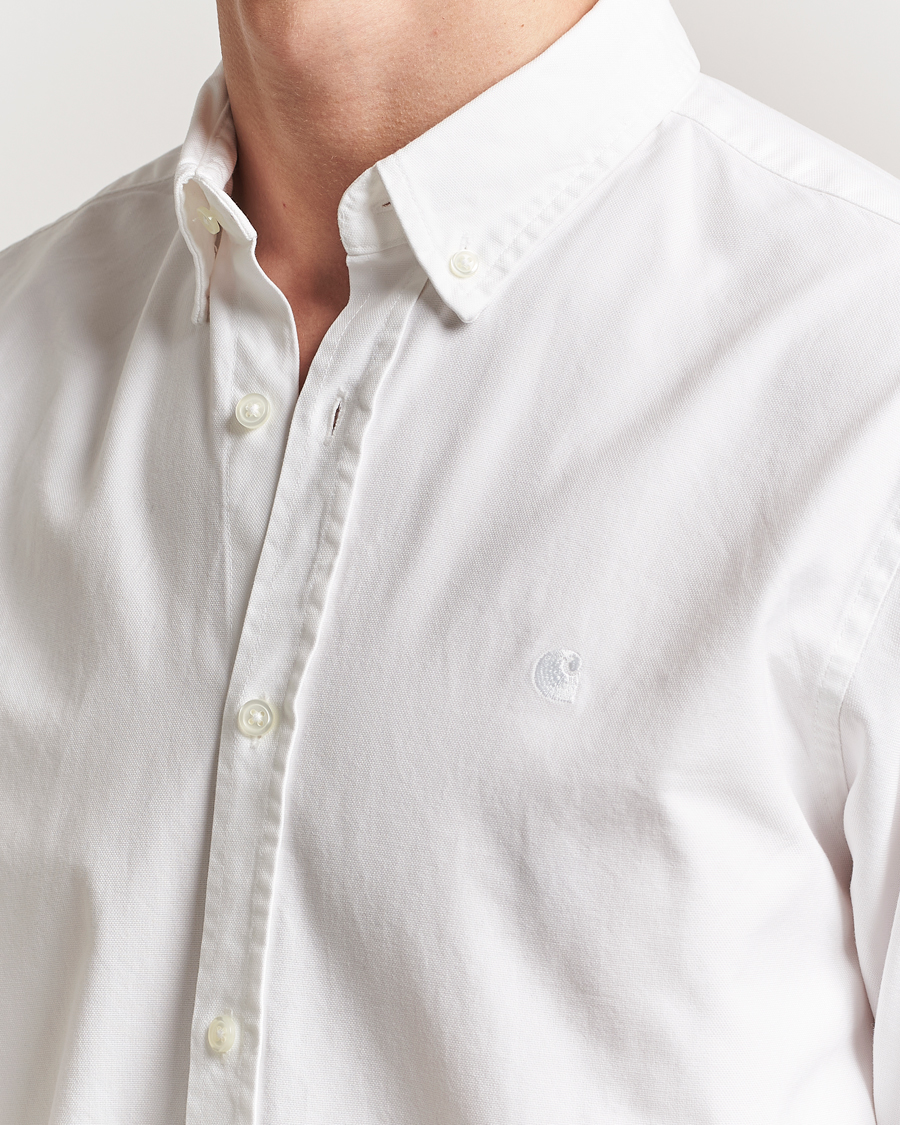 Heren | Overhemden | Carhartt WIP | Bolton Cotton Oxford Shirt White