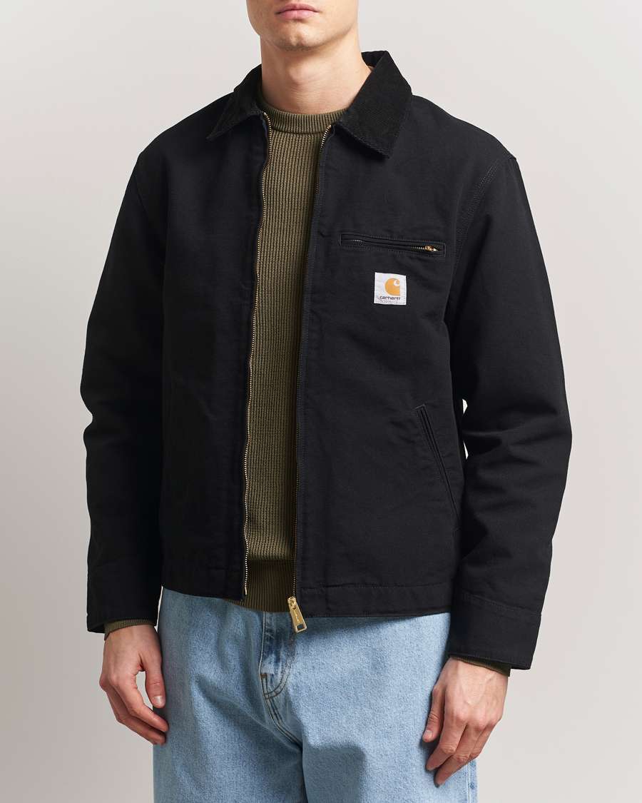 Heren | Jassen | Carhartt WIP | Detroit Jacket Dearborn Canvas Black