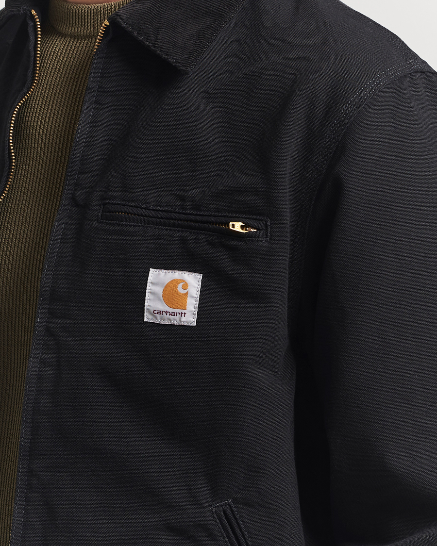 Heren | Jassen | Carhartt WIP | Detroit Jacket Dearborn Canvas Black