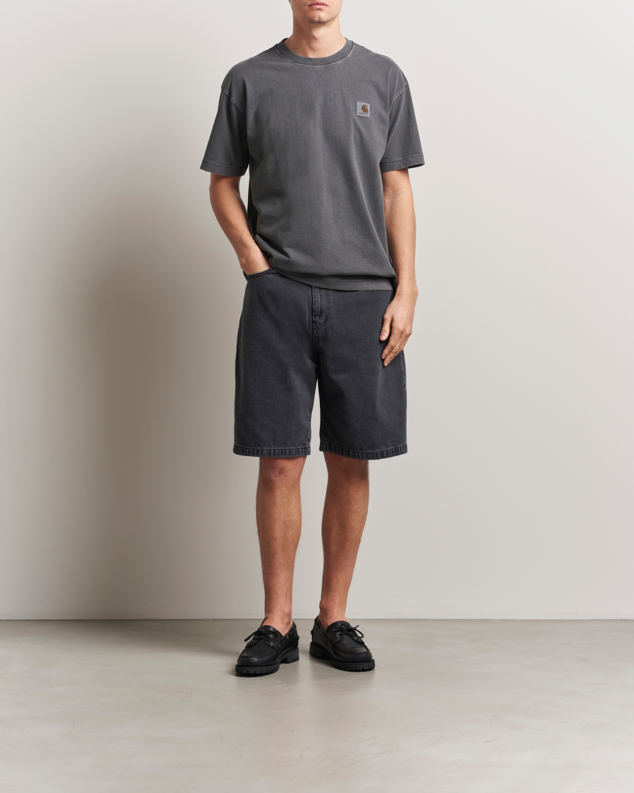 Heren | T-shirts | Carhartt WIP | Nelson Cotton T-Shirt Graphite
