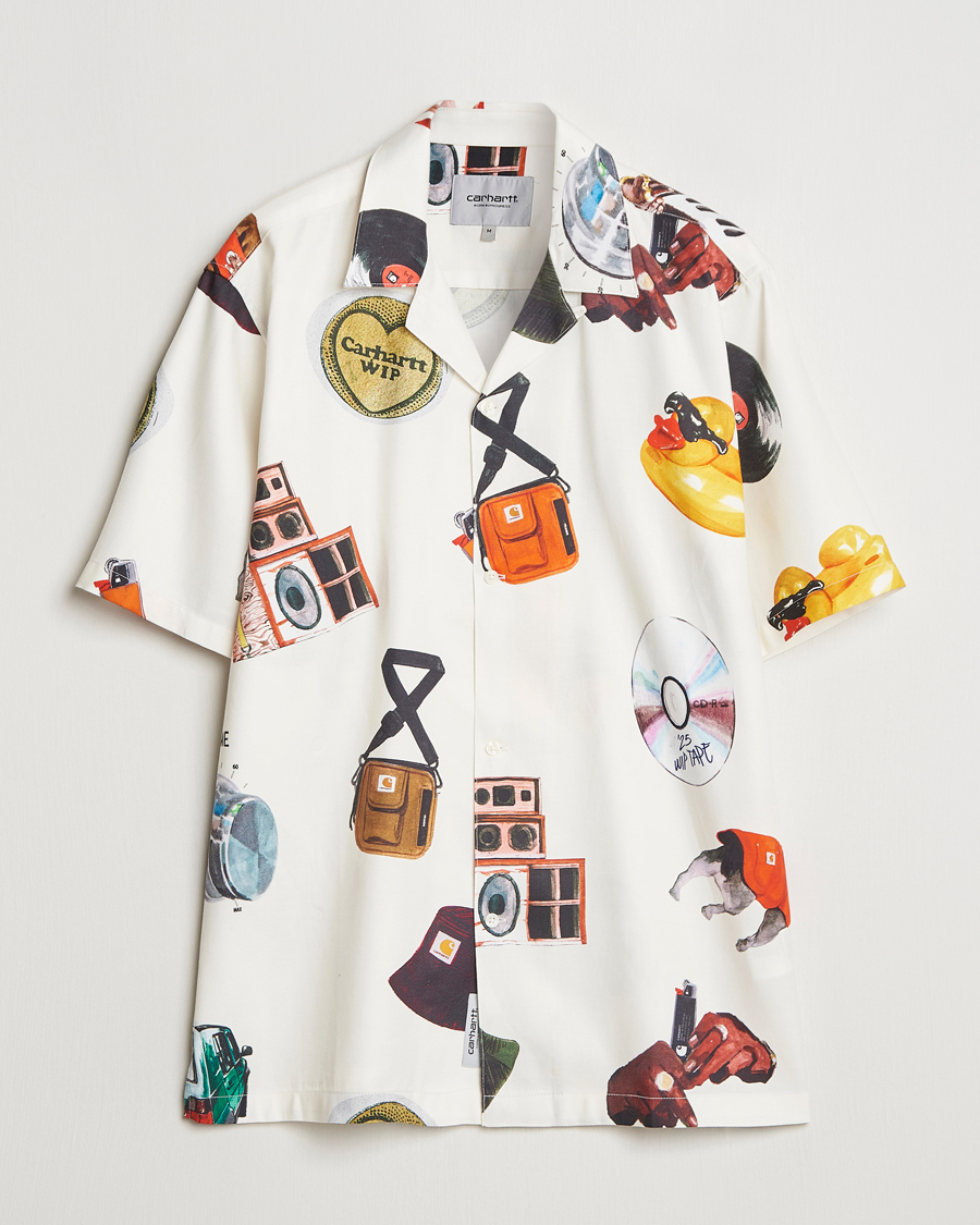 Heren | Overhemden | Carhartt WIP | Jacob Rochester Printed Shirt White