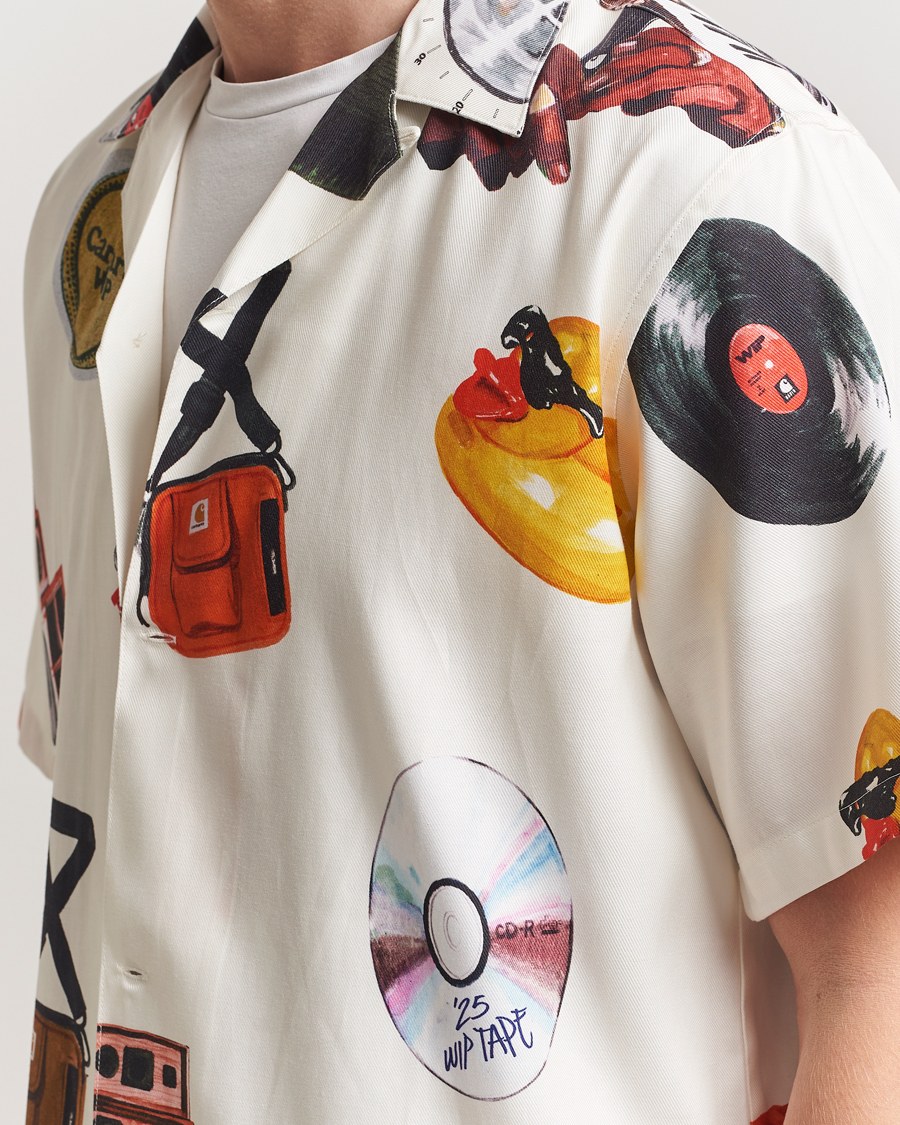 Heren | Overhemden | Carhartt WIP | Jacob Rochester Printed Shirt White