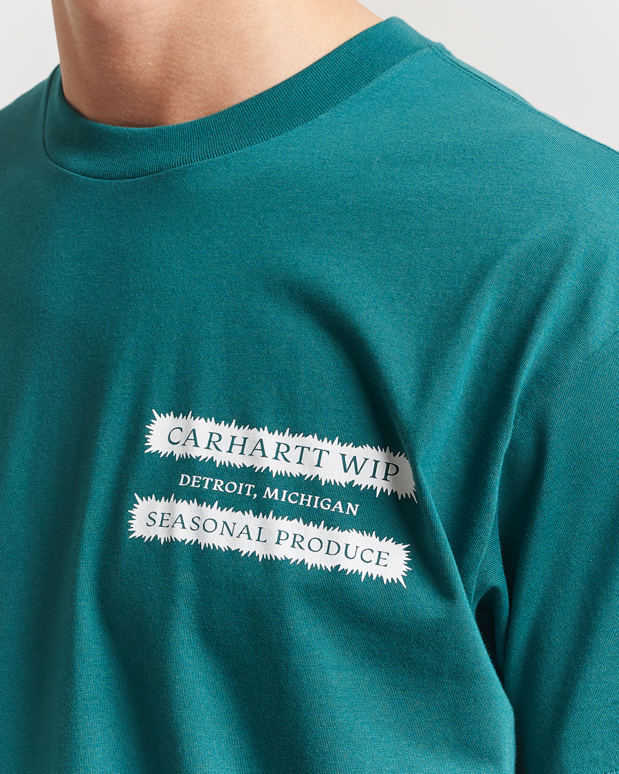 Heren | T-shirts | Carhartt WIP | Catalogue Back Print T-Shirt Rainforest