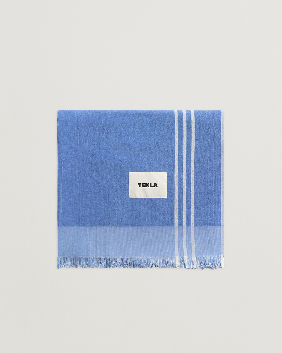 Heren | Stoffen | Tekla | Organic Terry Beach Towel Azul