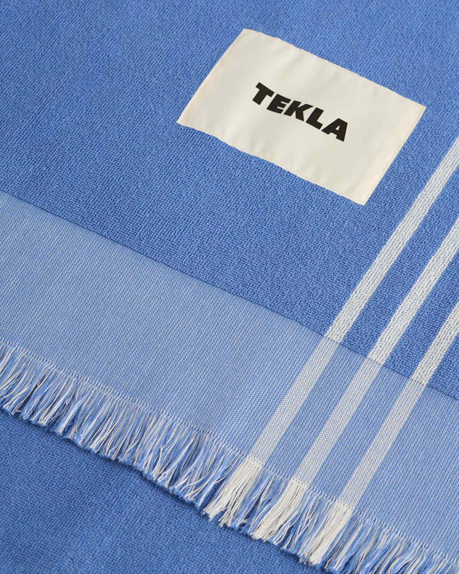 Heren | Stoffen | Tekla | Organic Terry Beach Towel Azul