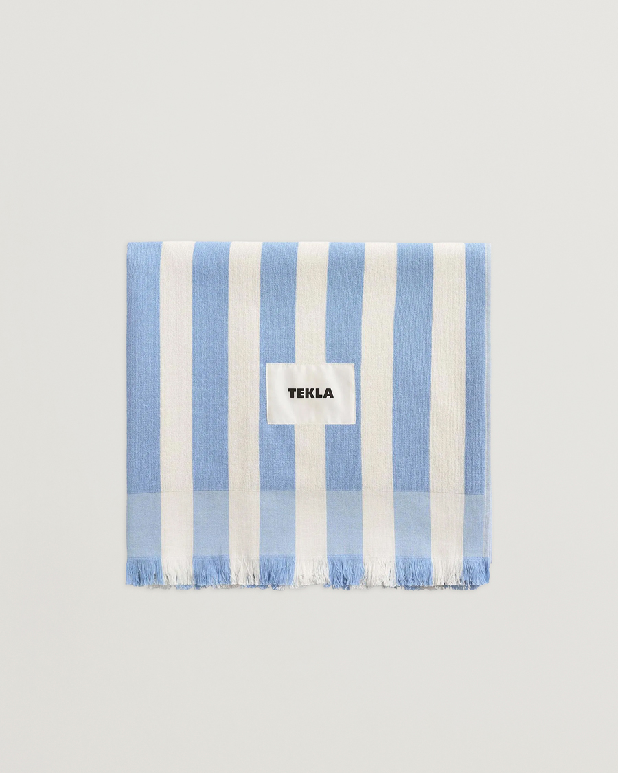 Heren | Stoffen | Tekla | Organic Terry Beach Towel Moro Stripes