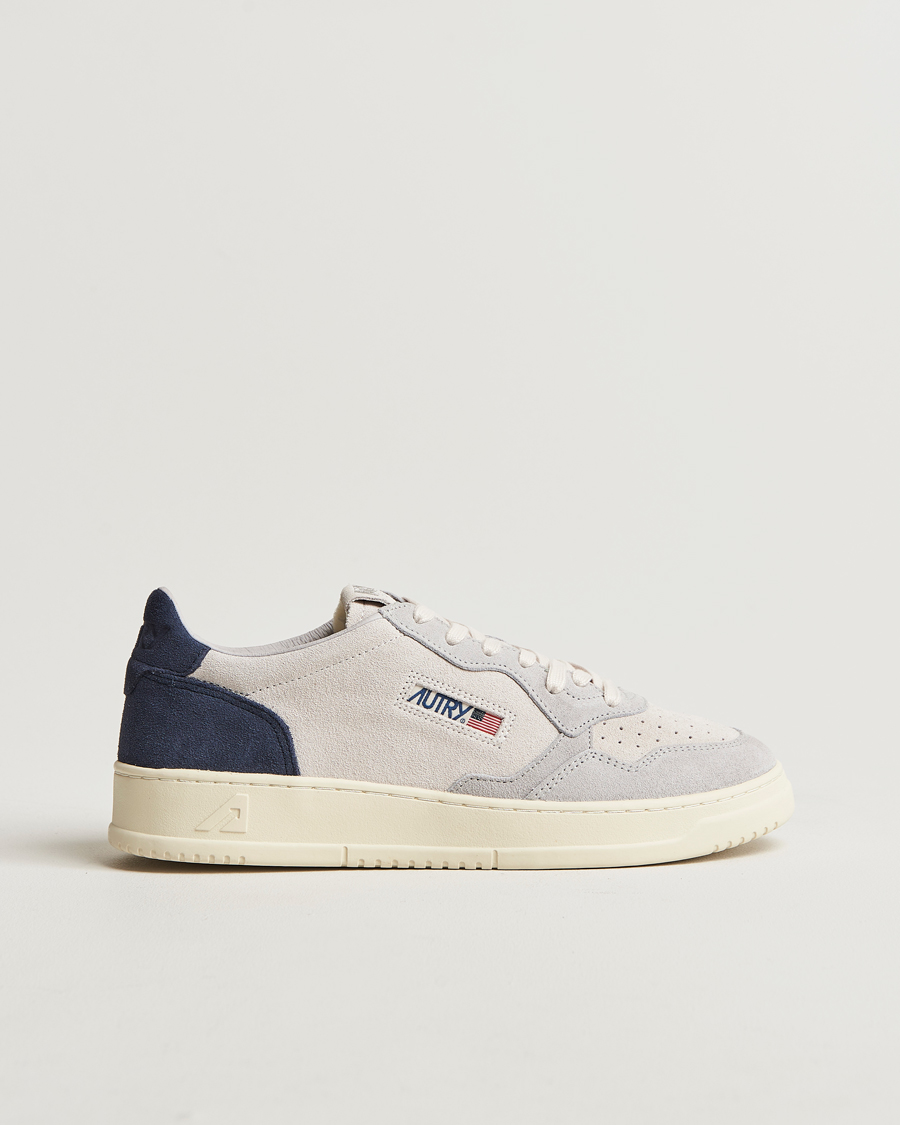 Heren | Sneakers | Autry | Medalist Low Super Soft Suede Sneaker Loft/Space Blue