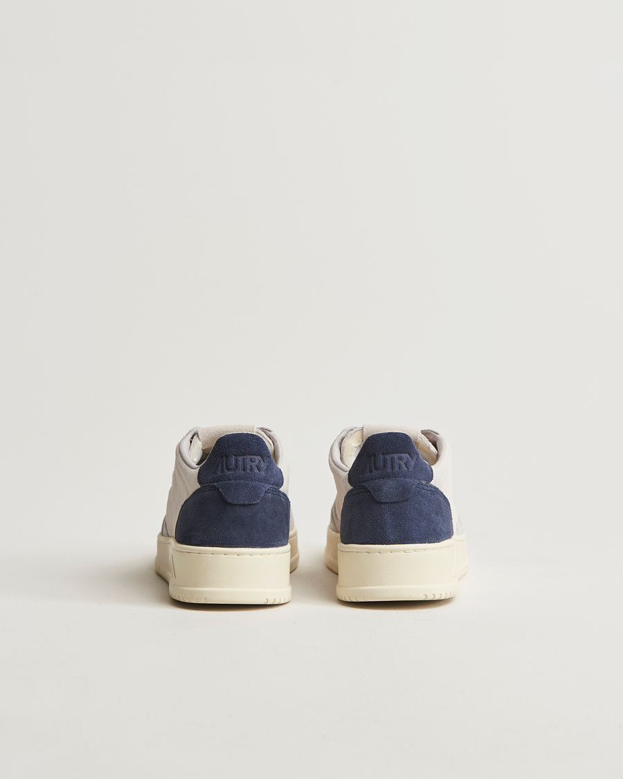 Heren | Sneakers | Autry | Medalist Low Super Soft Suede Sneaker Loft/Space Blue