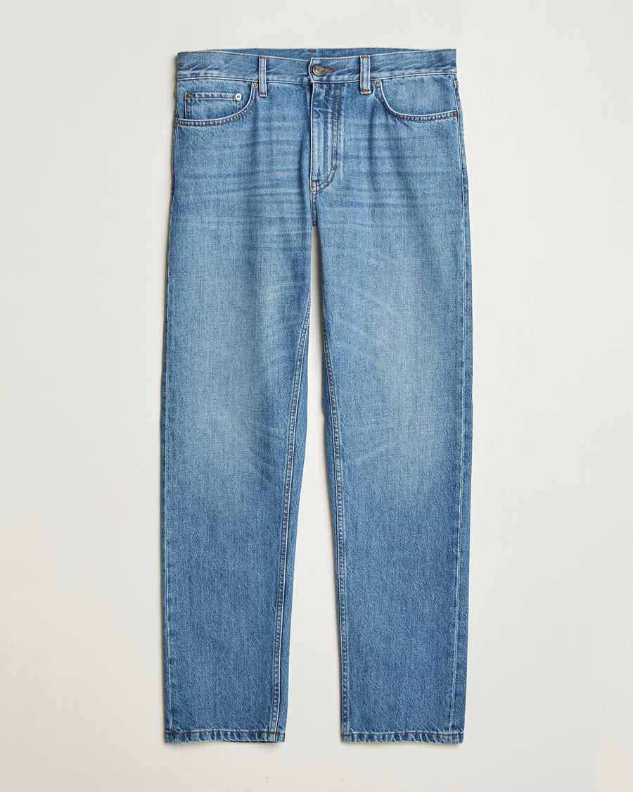 Heren | Jeans | Zegna | 5-Pocket Denim Jeans Medium Blue Wash
